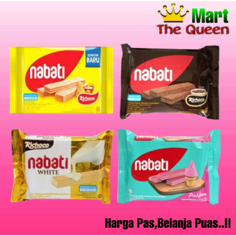 

Nabati wafer varian rasa 1 Pack isi 10 PCS