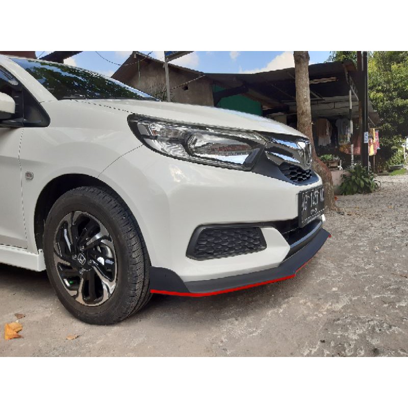 paket bodykit honda mobilio e atau s front lips side skirt dan difuser