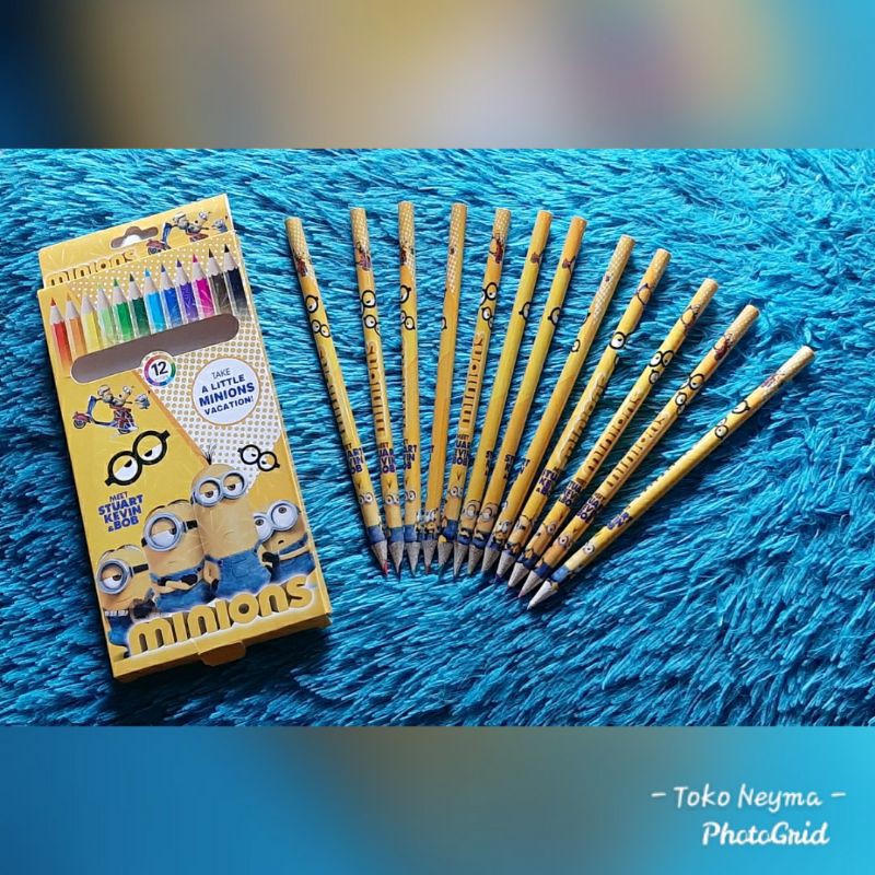 

pensil warna karakter minions