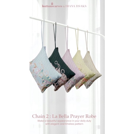 Mukena La bella prayer robe Buttonscarves