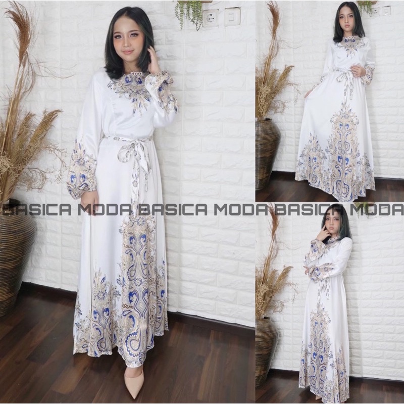 7191 Dress Maxi Ivory Import 01-1