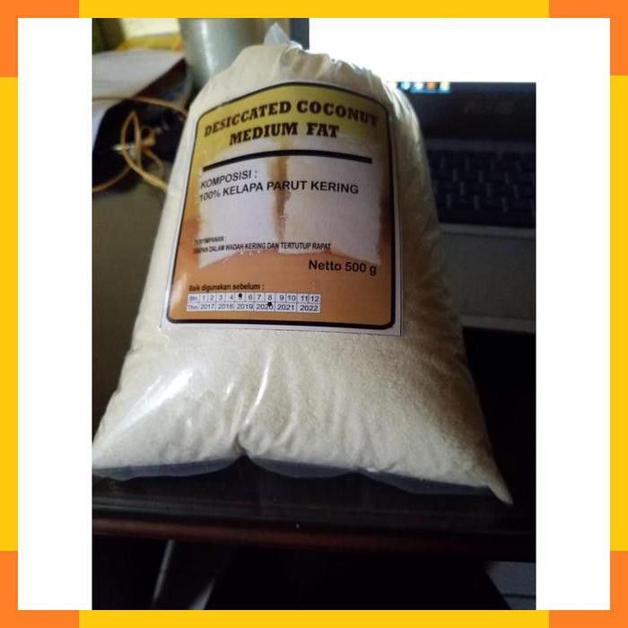 

tepung kelapa kering parut desiccated coconut 500 gram curah