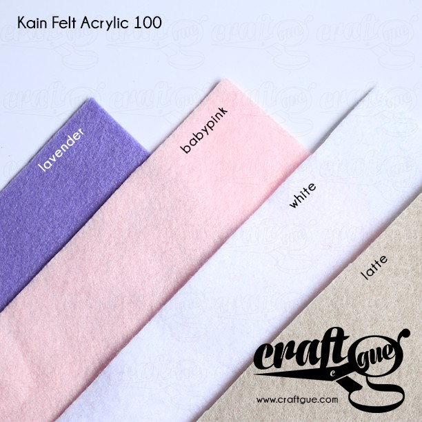 Kain Felt Acrylic 100 (Ukuran 30x30cm)