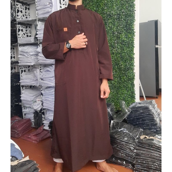 Gamis pria gamis putih polos gamis hitam polos lengan panjang