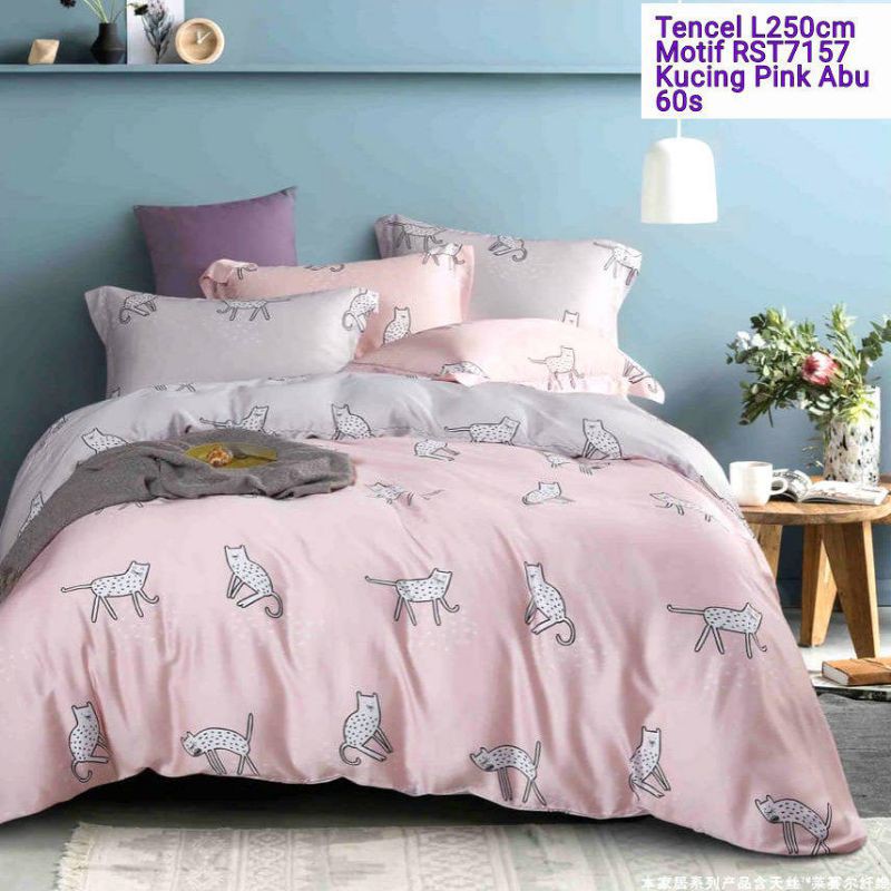 Kain Sprei Meteran Tencel Organik Lebar 250cm Vr Shopee Indonesia