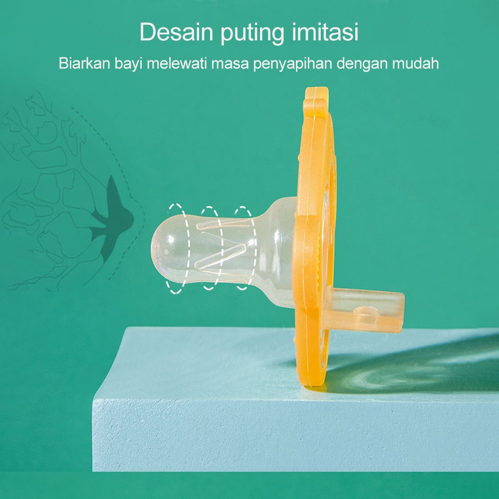 Mumystation Dot bayi empeng bayi new born BPA free/baby pacifier dangen tali kotak