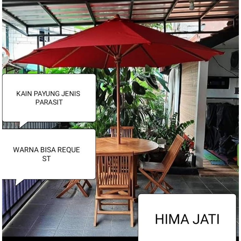 Kain payung cadangan / terpal tenda atap payung taman bahan kain terbaik dan Warna lengkap TERBARU