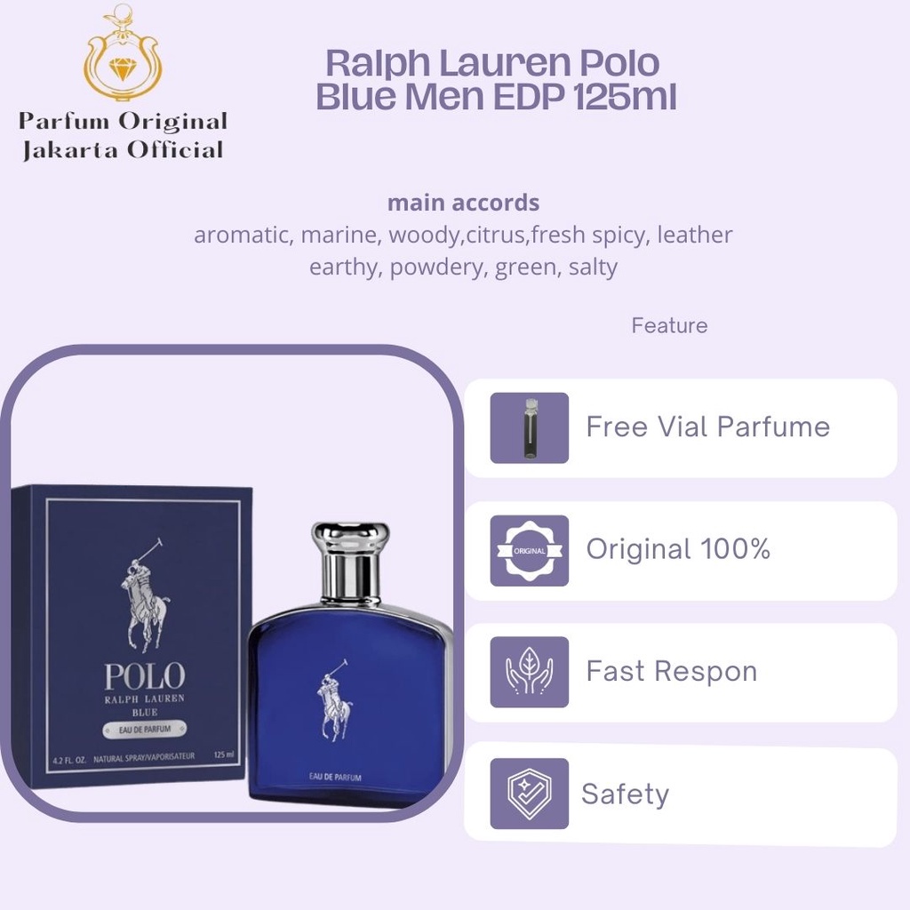 Parfum Parfume Perfume Asli Perawatan Kecantikan Original Import Branded Pria Laki Laki Cowok Ralph 