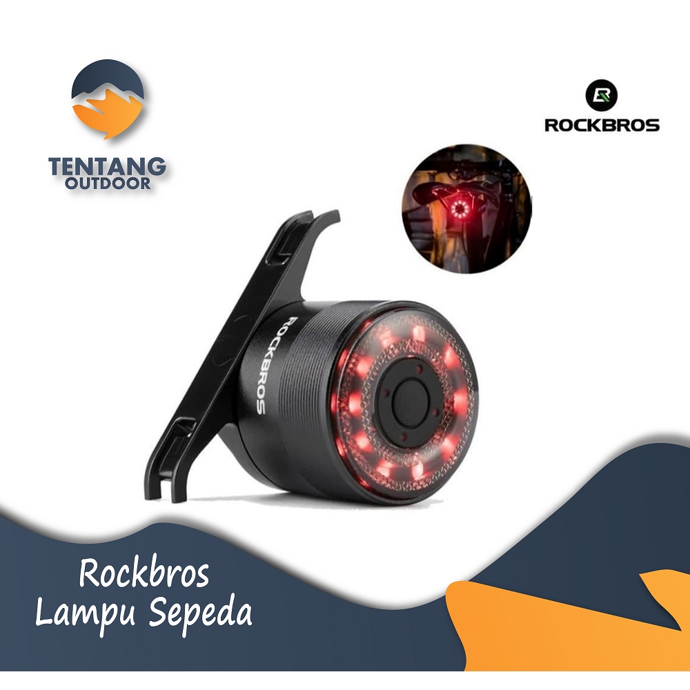 Jual Lampu Sepeda Rockbros Q Taillight Usb Charge Water Resist Shopee Indonesia