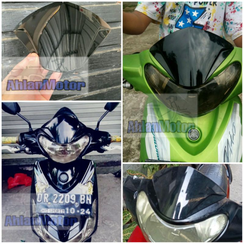 Visor Mio sporty Costum /Visor Mio Sporty Murah /Aksesoris Mio Sproty/Visor Mio Murah/windshield mio