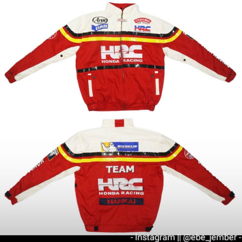 jaket HRC vintage Honda racing team (produk baru)