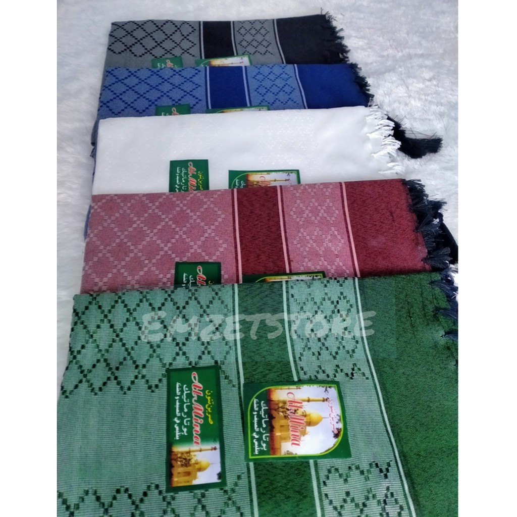 SORBAN MURAH  SORBAN HAJI AL-MINA MOTIF WARNA PREMIUM