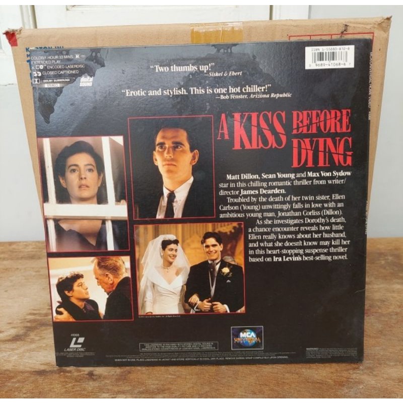 Kaset Laser disc A Kiss before Dying