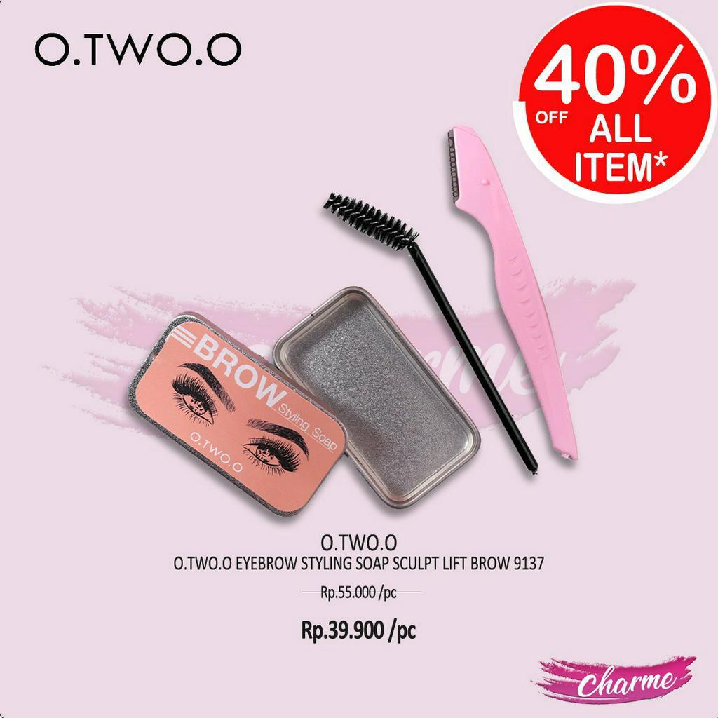 (READY &amp; ORI) O.TWO.O Otwoo Eyebrow Styling Soap Sculpt Lift Brow 9137