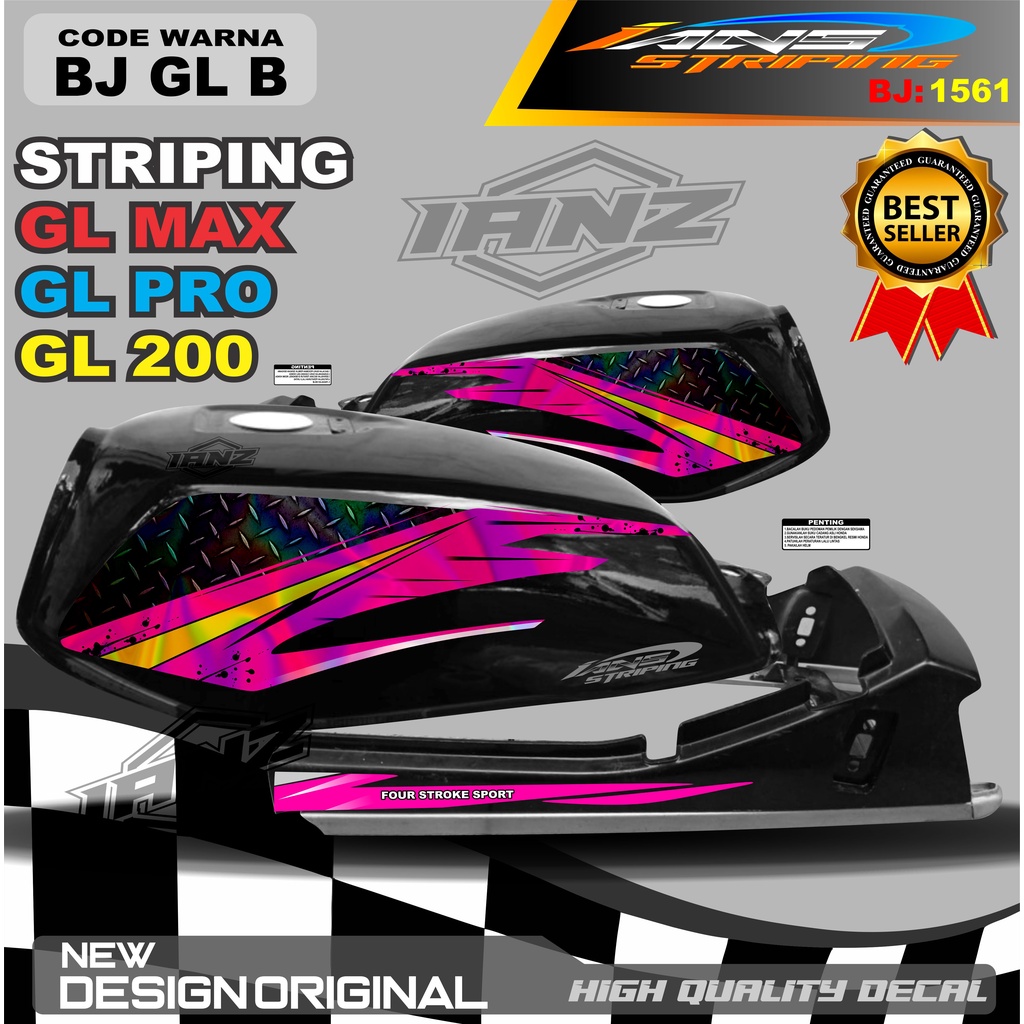 COSTUM STRIPING GL MAX VARIASI HOLOGRAM / STRIPING GL PRO MAX VARIASI HOLOGRAM / STRIPING GL