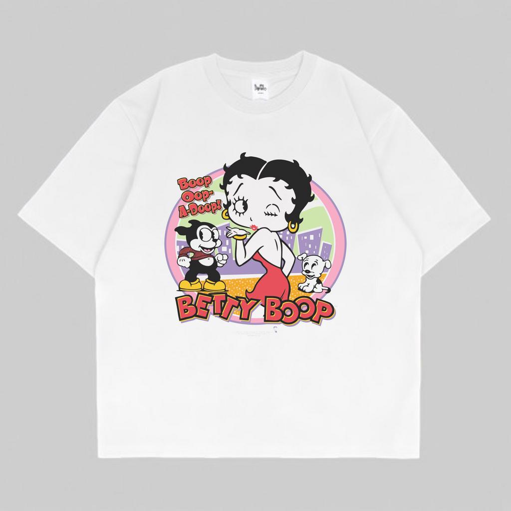 KAOS VINTAGE BETTY BOOP | T-SHIRT VINTAGE 90'S | BAJU PUTIH BOOP