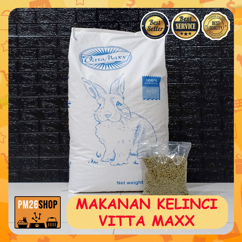 Makanan Kelinci Vitamax Vitta Maxx Vittamaxx Repack 1 Kg