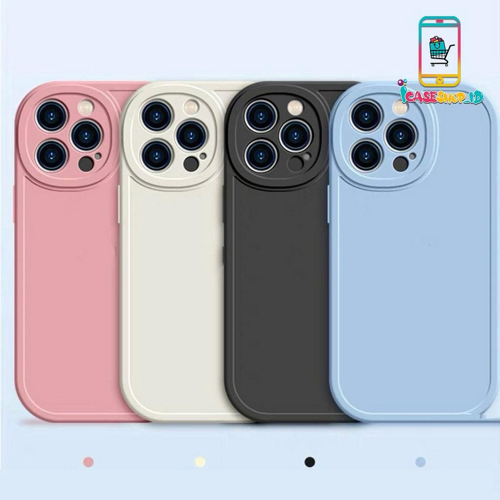 IC3011 SOFTCASE SILIKON ORIGINAL OVAL FULL BLACK UNTUK VIVO Y35 4G