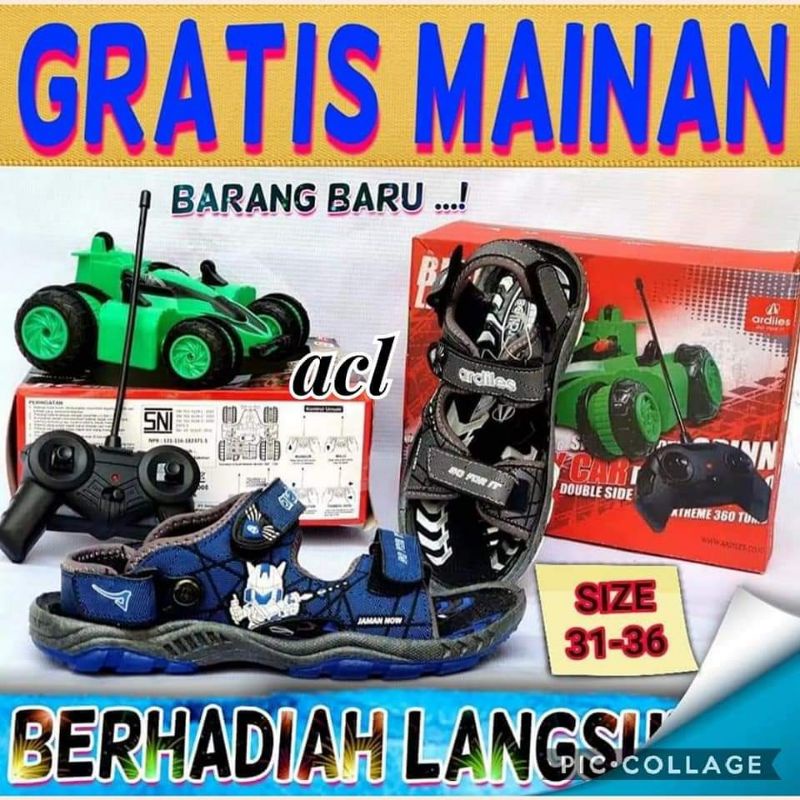 sandal anak ardiles bonus mainan / sandal gunung anak laki laki ardiles / sandal gunung Ardiles anak