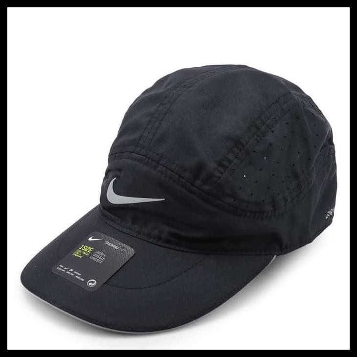 Promo Terbatas - Original Topi Import Nike Aerobill Running Cap Black