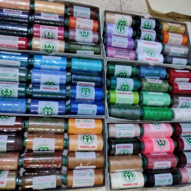 BENANG JAHIT YAMALON TERMURAH PERLUSIN 12BIJI