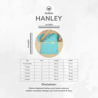 SIMPLAY HENLEY  Kaos Anak Kancing-Baju Anak Laki-Laki-Hanley Henley Unisex (9 Bulan-7 Tahun)  OVIKIDS