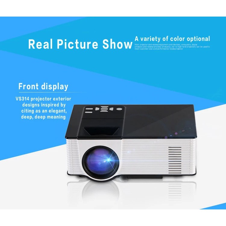 Mini Projector Vision VS314 Wifi TV Tuner 1500 Lumens