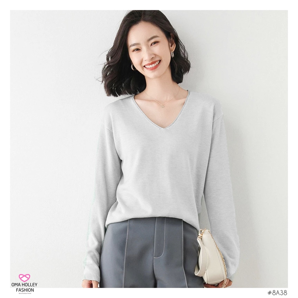 (COD) OH Fashion Jesslyn Knit Top Premium #8A38