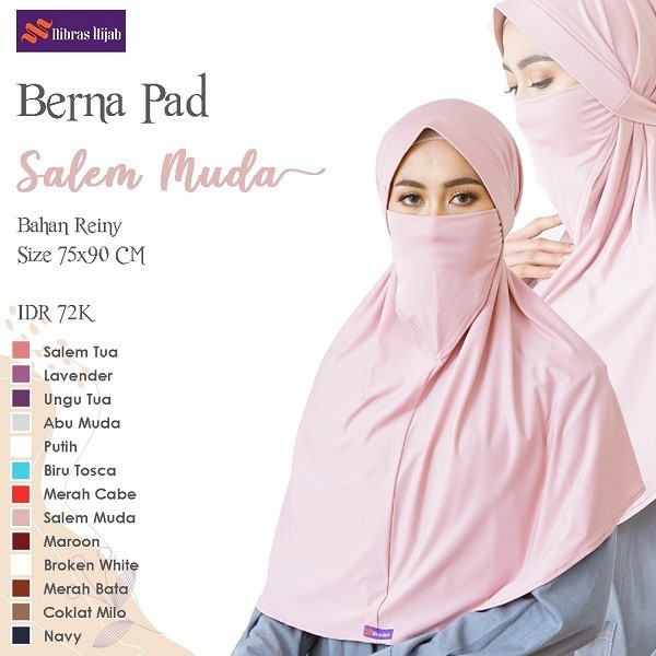 NIBRAS HIJAB BERNA PAD HIJAB MASKERMUSLIMAH