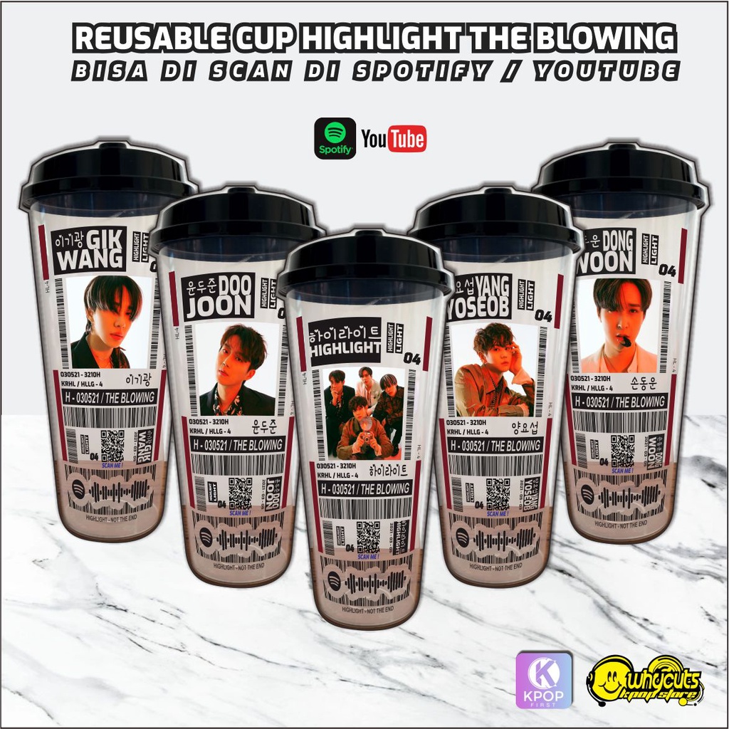 Reusable Cup Highlight // The Blowing // Bisa Scan di Spotify &amp; Youtube