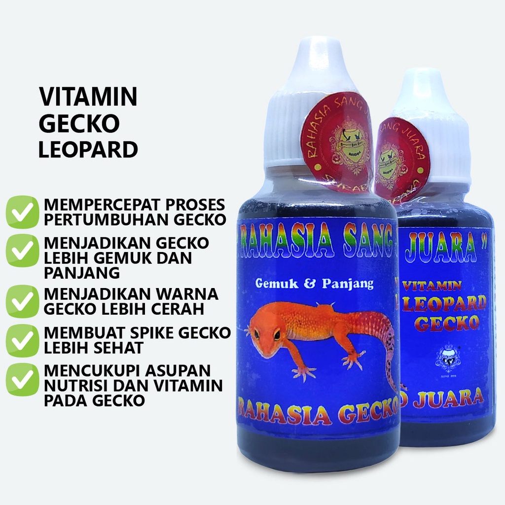 VITAMIN GECKO CEPAT PANJANG DAN GEMUK