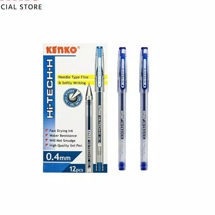 

*Terlaris* PULPEN KENKO HI TECH H 0.28MM / PEN GEL KENKO LUSINAN 100% Awet !!
