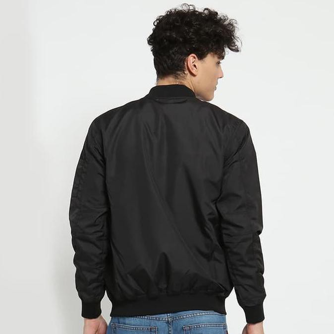Edwin Jaket Bomber Rodeo Black O44 Cuci Gudang