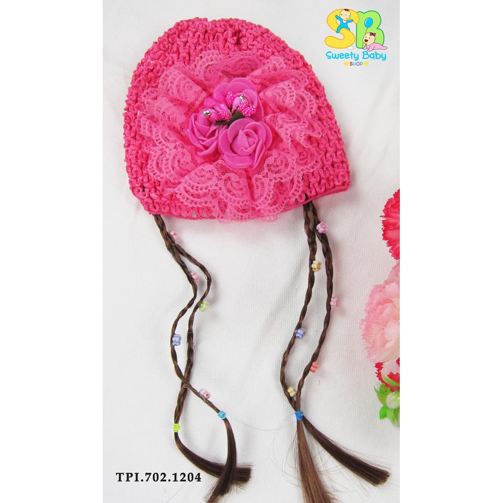 Topi Bayi Kupluk Perempuan Lucu / Topi Kupluk Anak Cewek Lucu