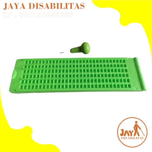 

REGLET | RIGLET 6 BARIS | ALAT TULIS TUNANETRA | HURUF BRAILLE