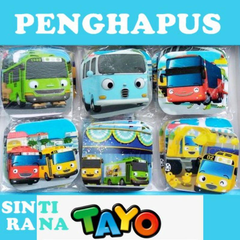 

Penghapus Tayo Eraser Penghapus Pensil Murah