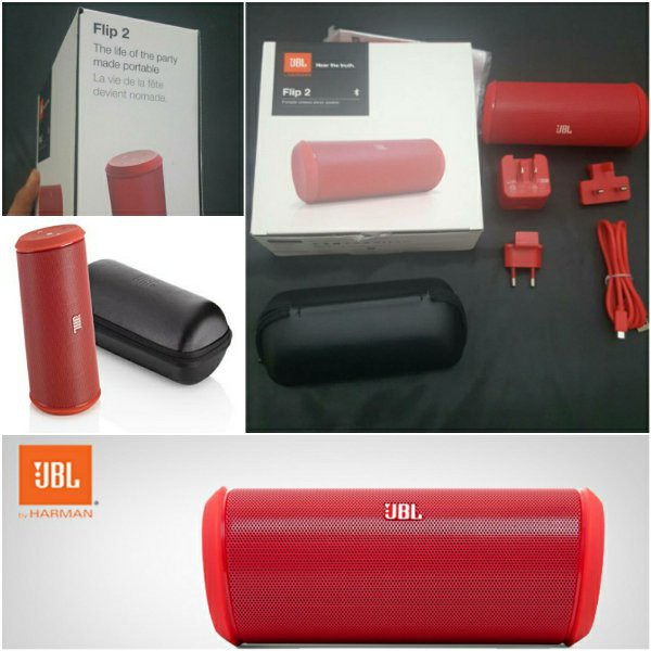 NEW JBL Flip 2 Speaker Bluetooth Portable Wireless by Harman Original Dual Driver  MURAH