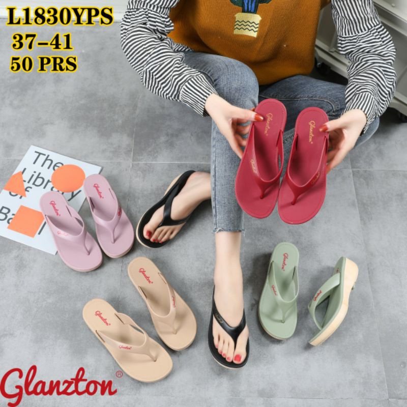 sandal japit wanita  jelly  Glanzton L 1830 YPS