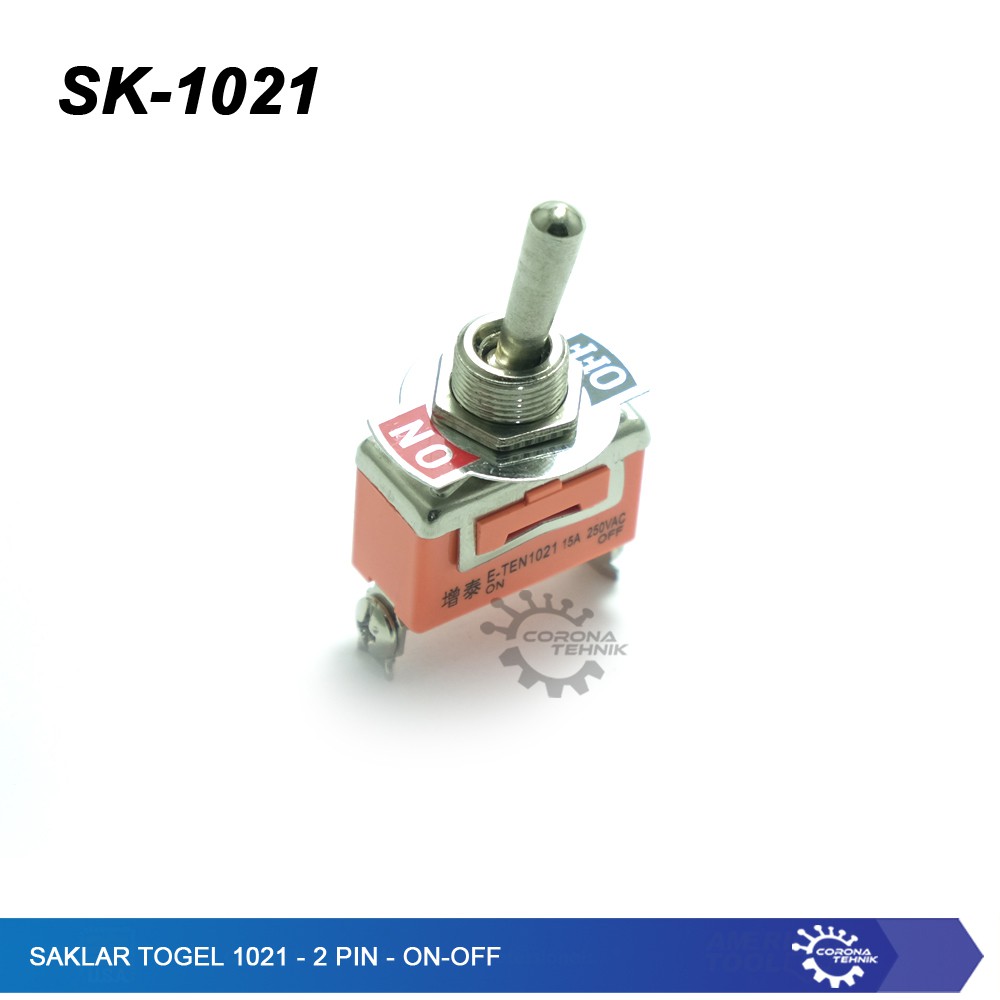 Saklar Toggle 1021 - 2 Pin - ON-OFF