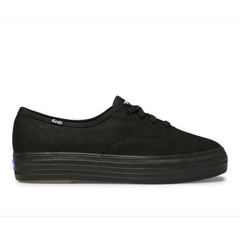 keds anchor canvas black