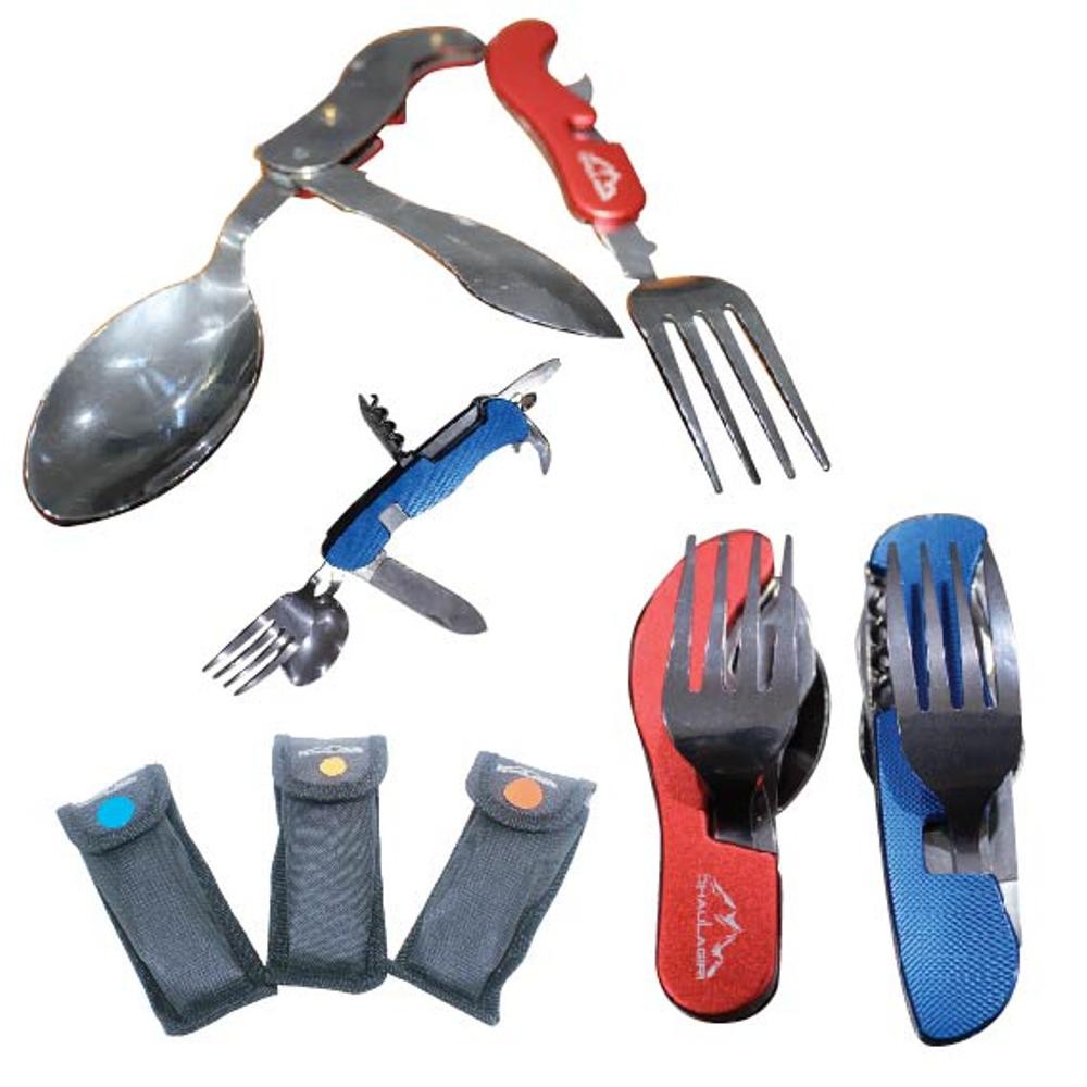 Sendok Lipat Dhaulagiri // Pocket Spoon Multifungsi 3 in 1 Murah Original Berkualitas