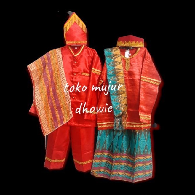 Baju Adat Batak Anak laki / Baju Adat Medan Anak / Sumatra Utara perempuan