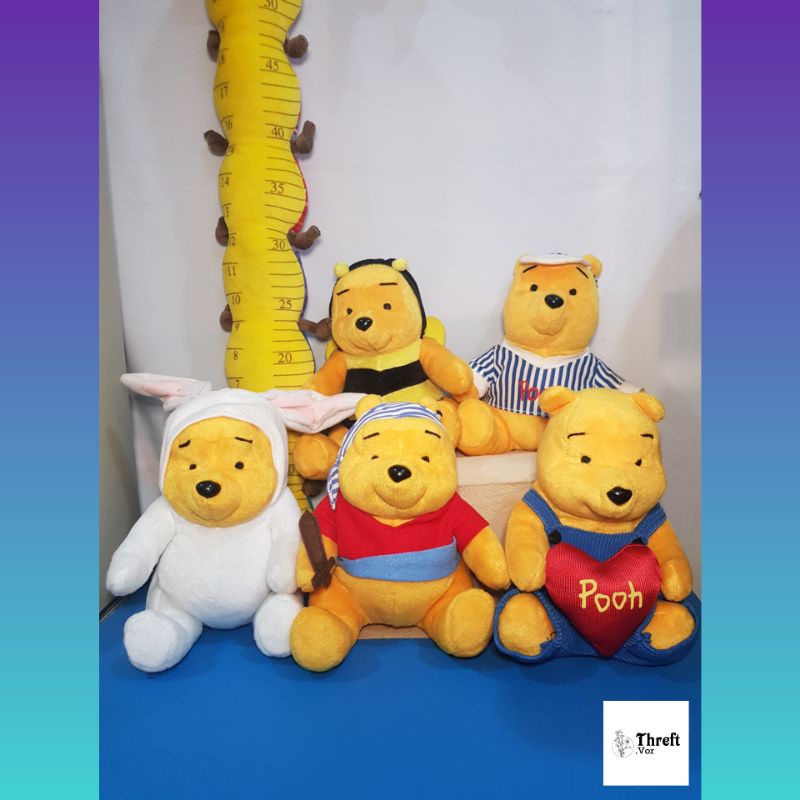 Boneka Winnie The Pooh Mcdonald's/Mcd (Set)