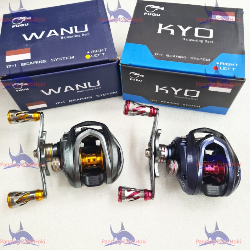 reel bc FUGU KYO / FUGU WANU handle kiri FREE SARUNG