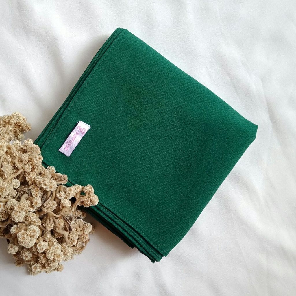 (PART 1) PASHMINA 200x100 SET CADAR/PASHMINA JUMBO CERUTI/PASMINA SYARI-green pine