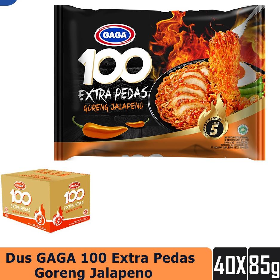 

LANGSUNG ATC.. GAGA 100 Extra Pedas Goreng Jalapeno 85g (1 dus = 40 pcs Harga Grosir)