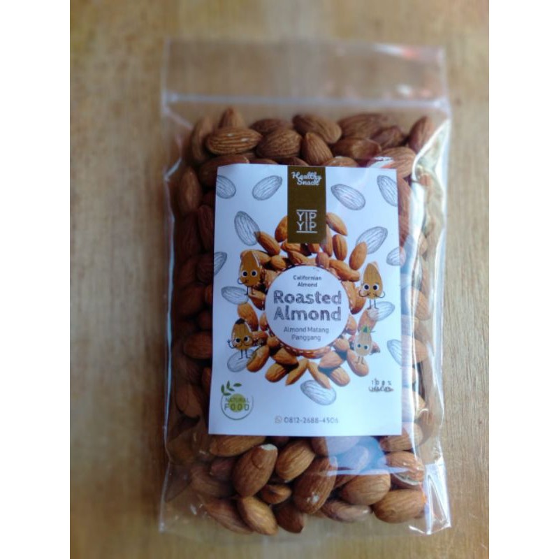 

Roasted Almond kemasan 250gr