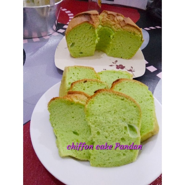 

chiffon cake rasa pandan