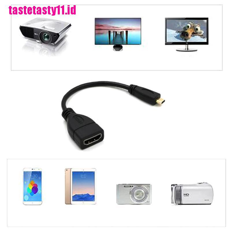 Kabel adapter Konektor Micro hdmi male Ke hdmi female Untuk hdtv