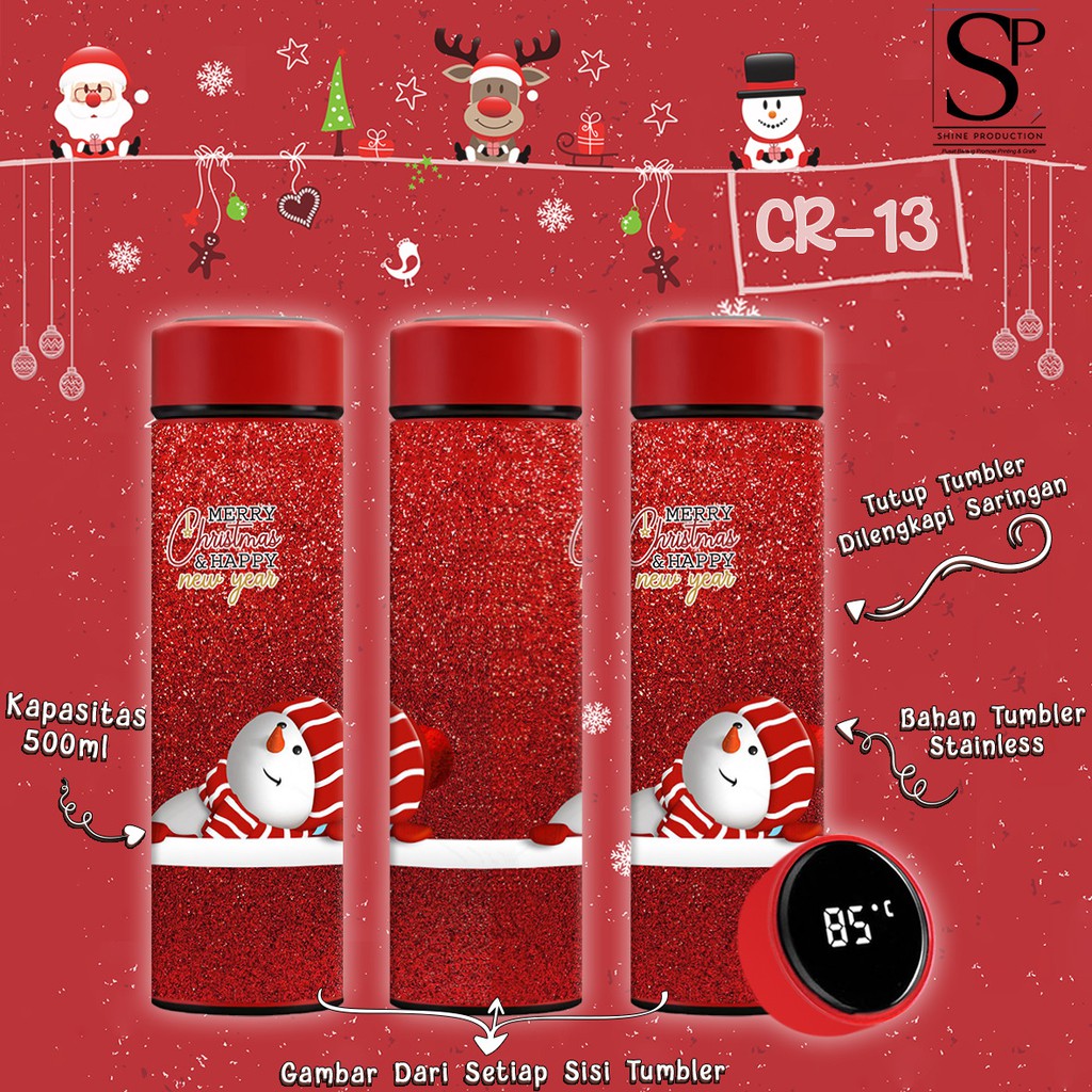 Tumbler For Christmas Gift Botol Minum Natal